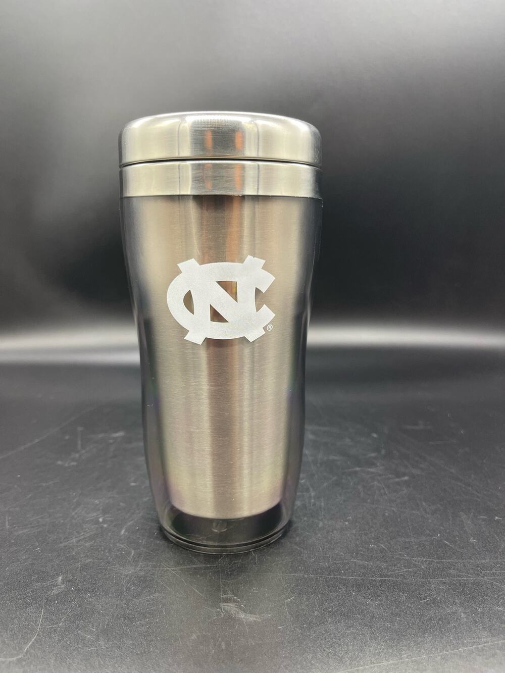 UNC NC Tarheels Tumbler Thermal Mug Cup with Lid by Whirley Drink Works